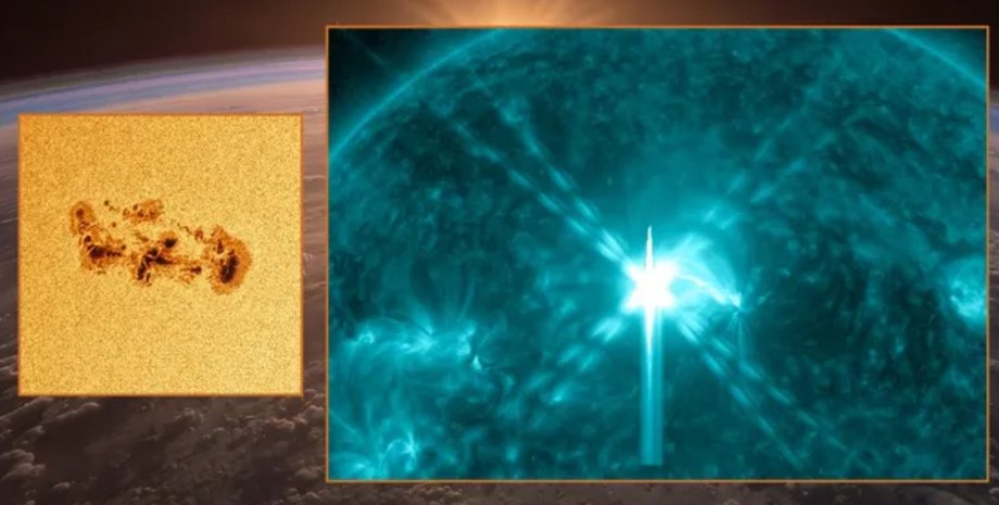 Солнце вспышка