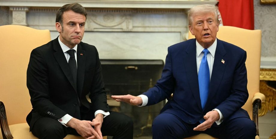 Дональд Трамп Эмманюэль Макрон