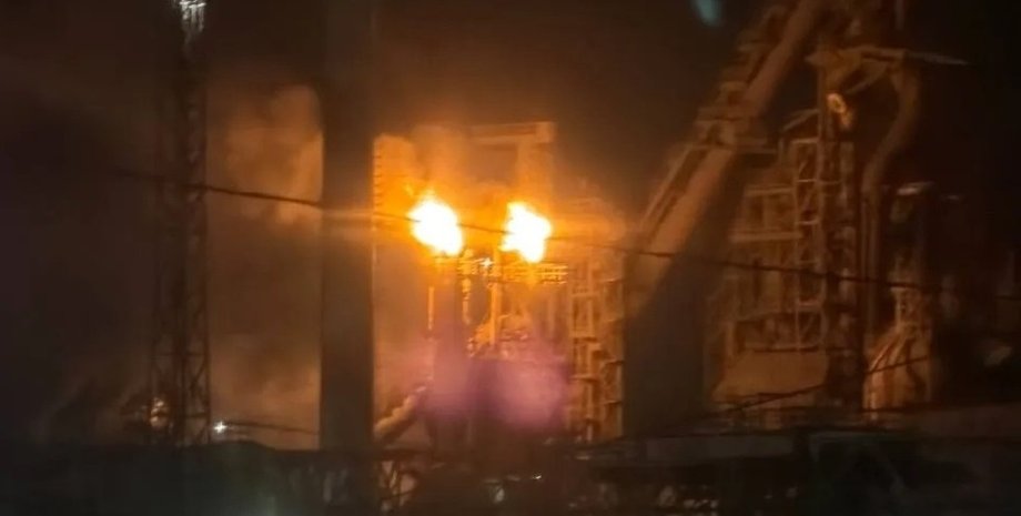 Пожар на заводе в Туле