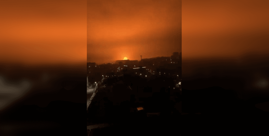 Атака дронов на российское Туапсе